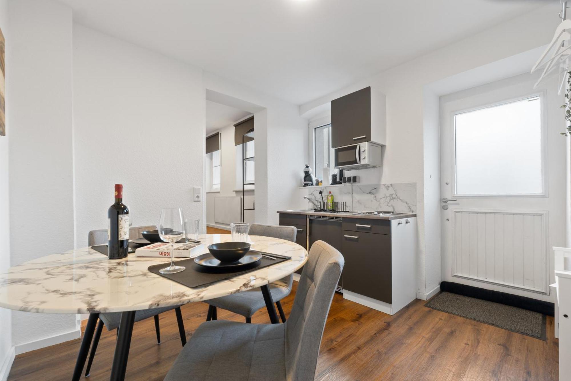Modernes Apartement Am Rhein In Ruhiger Lage Keulen Buitenkant foto