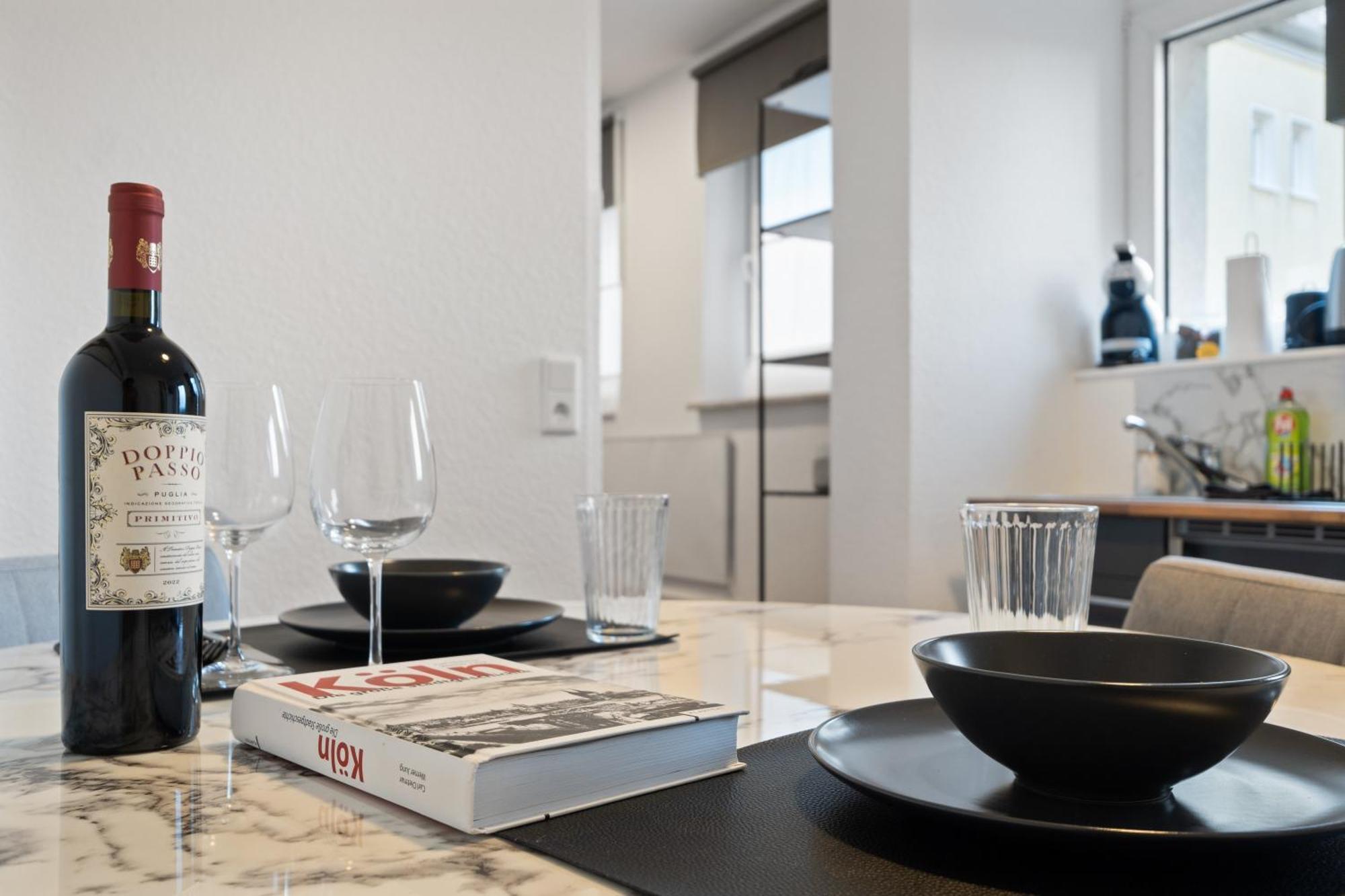 Modernes Apartement Am Rhein In Ruhiger Lage Keulen Buitenkant foto